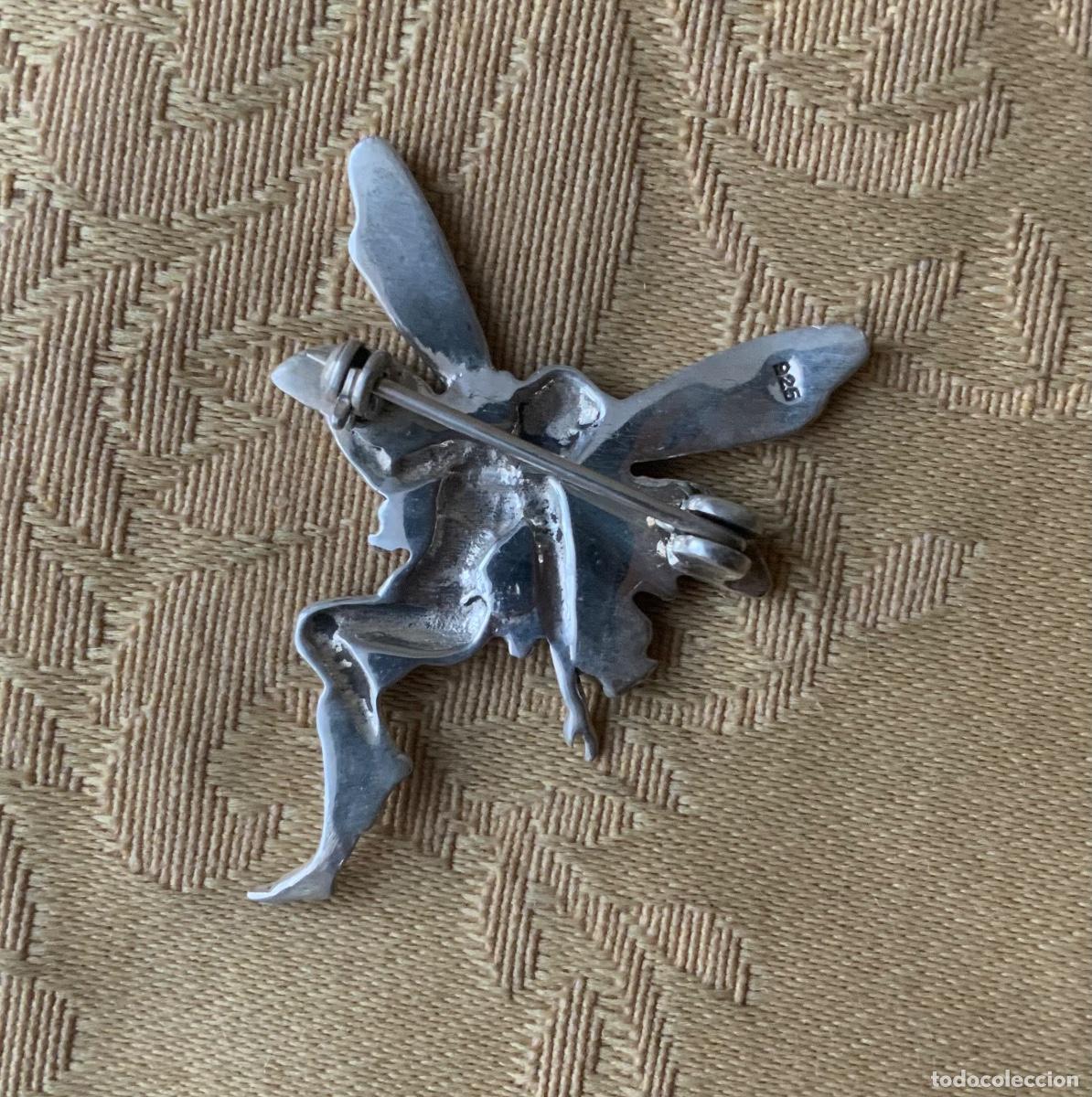 Vintage: BROCHE PLATA 925 HADA - Foto 7