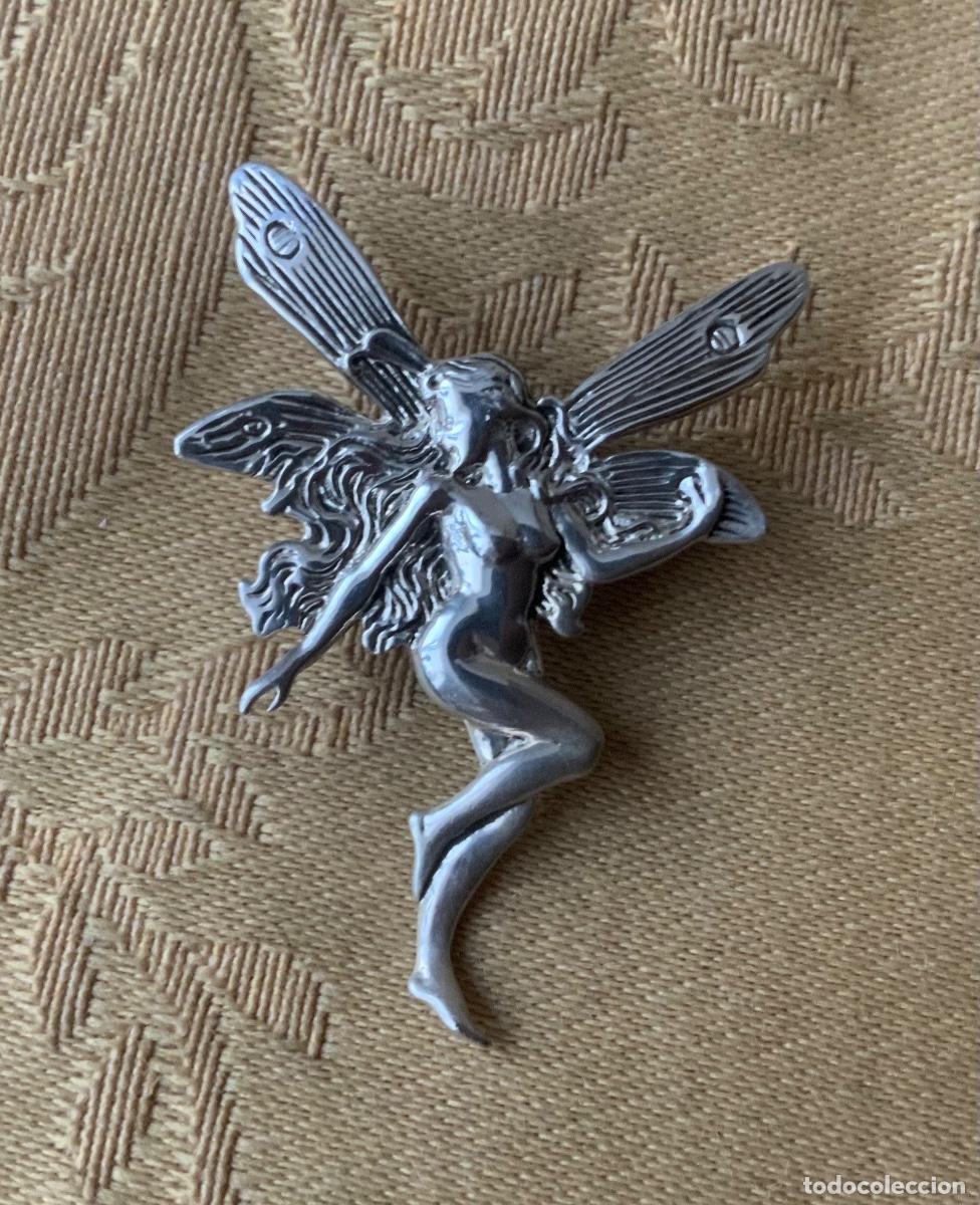 Vintage: BROCHE PLATA 925 HADA - Foto 8