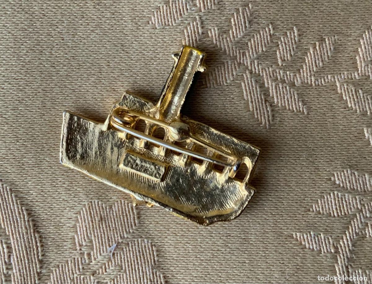 Vintage: BROCHE A&Ntilde;O 60 BARCO ESMALTADO - Foto 5