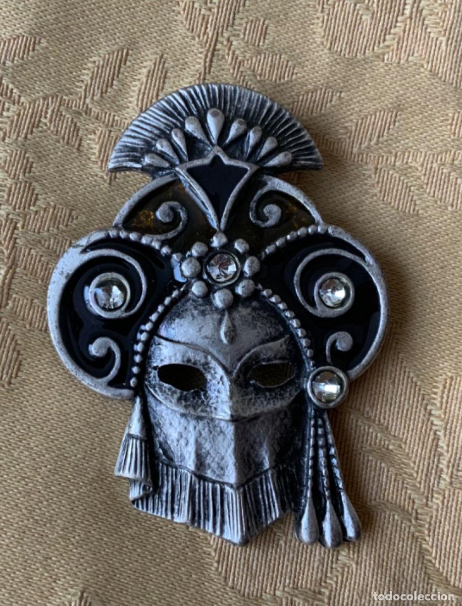 Vintage: BROCHE VINTAGE METAL PLATEADO - Foto 1