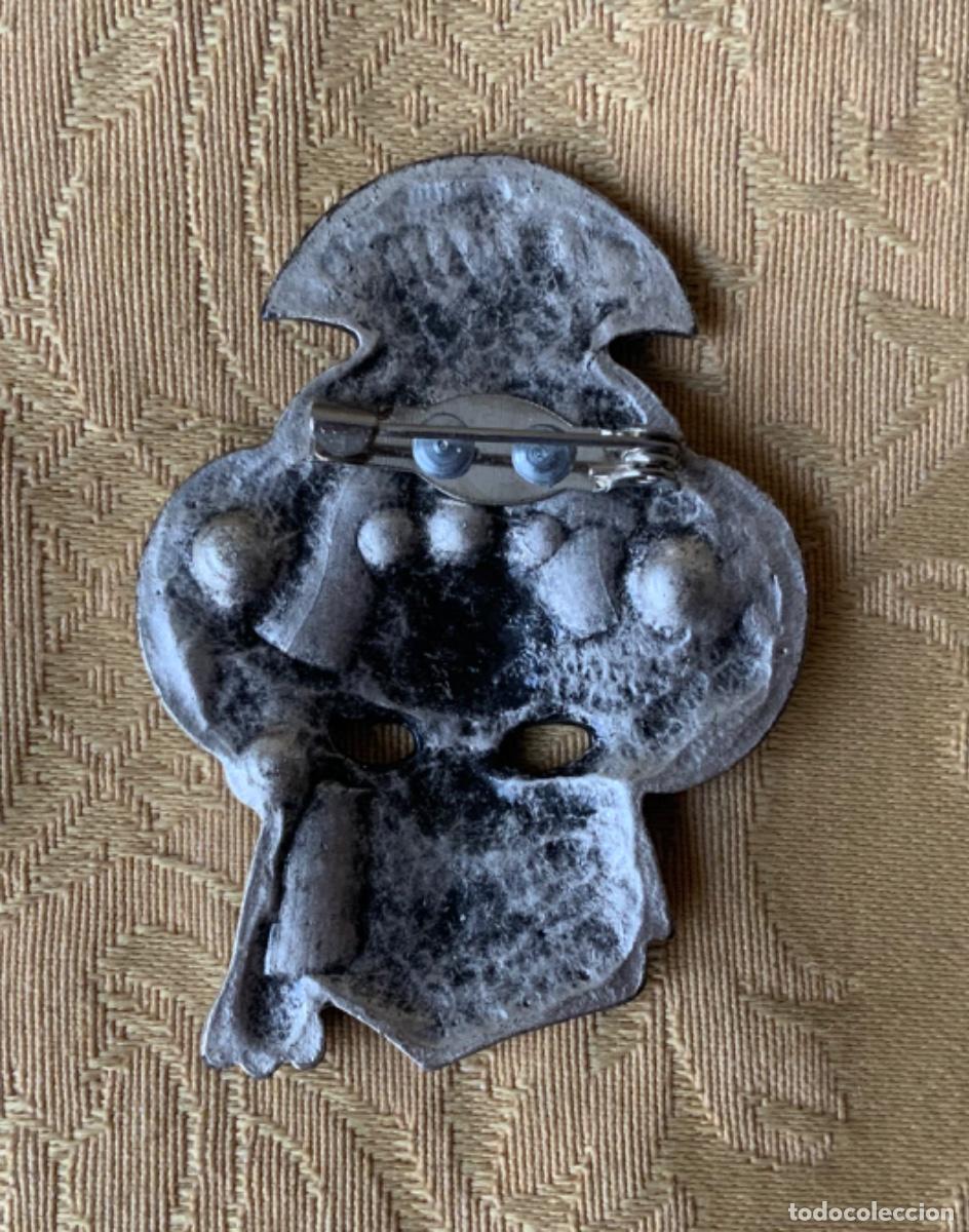 Vintage: BROCHE VINTAGE METAL PLATEADO - Foto 2