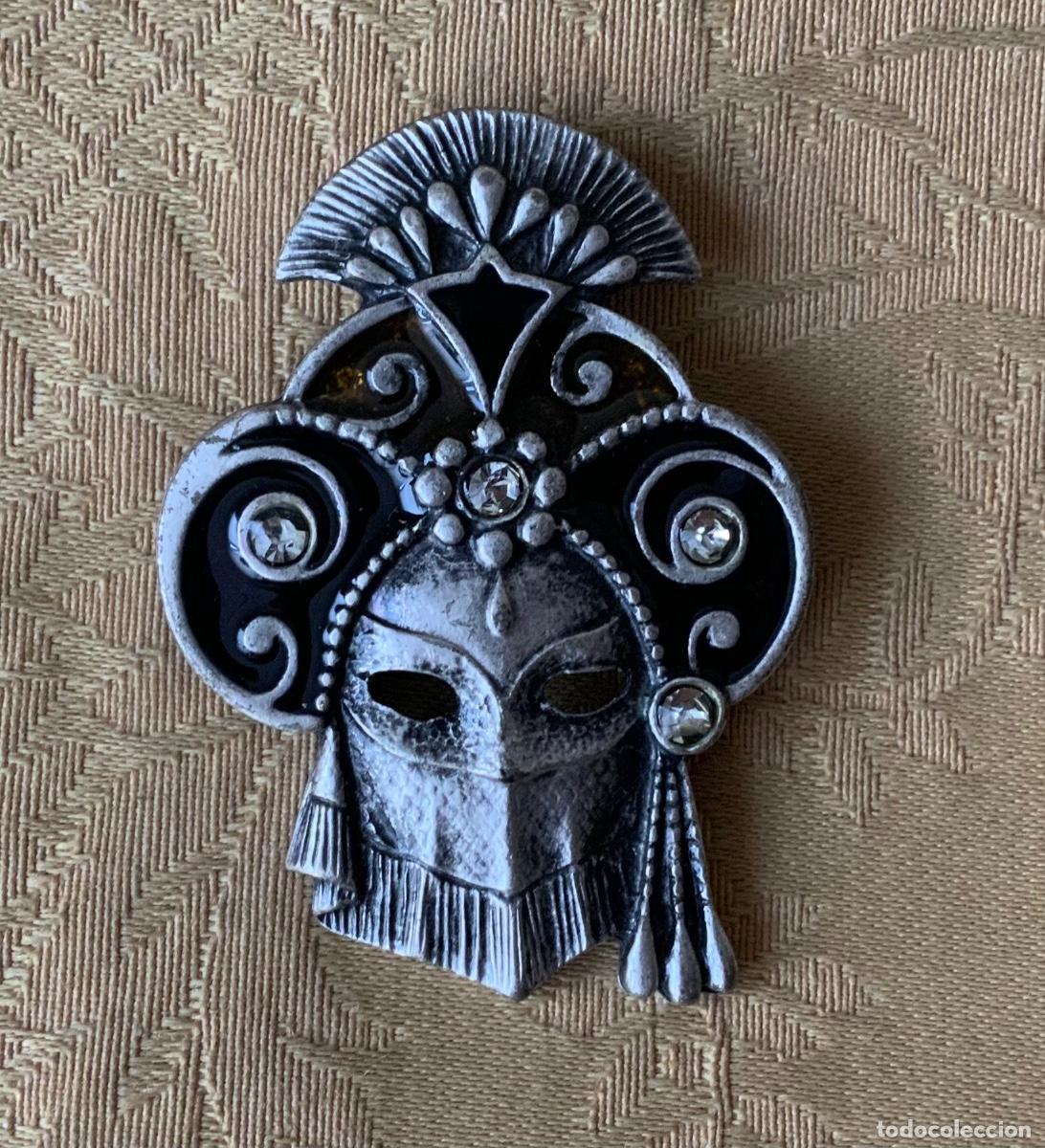 Vintage: BROCHE VINTAGE METAL PLATEADO - Foto 3