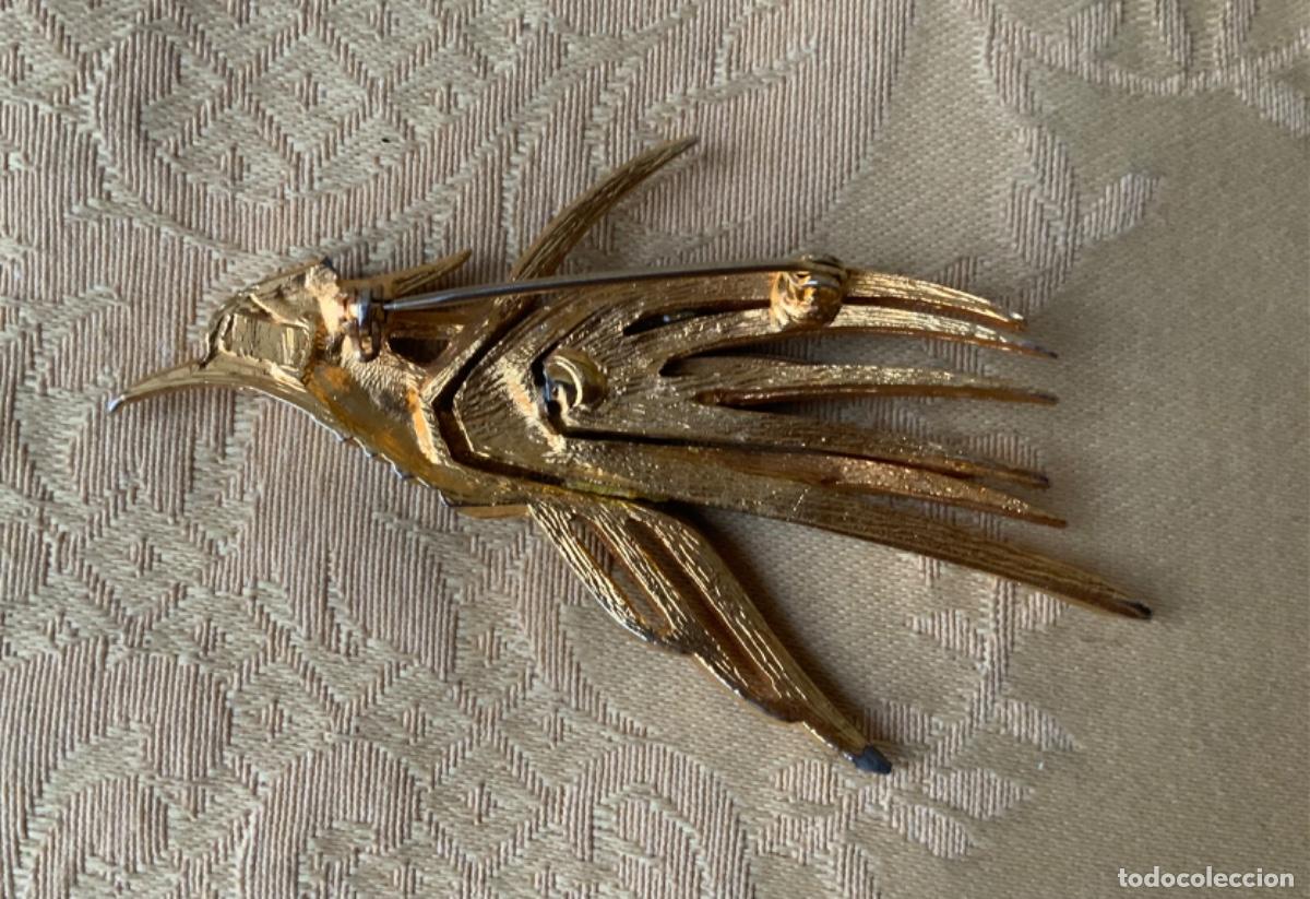 Vintage: BROCHE A&Ntilde;O 70 P&Aacute;JARO - Foto 3