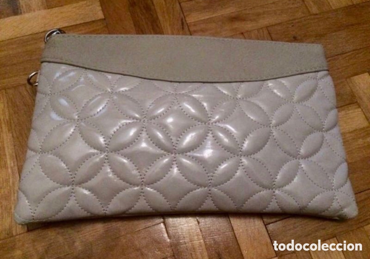 Vintage: Bolso de mano gris claro. ASM - Foto 2