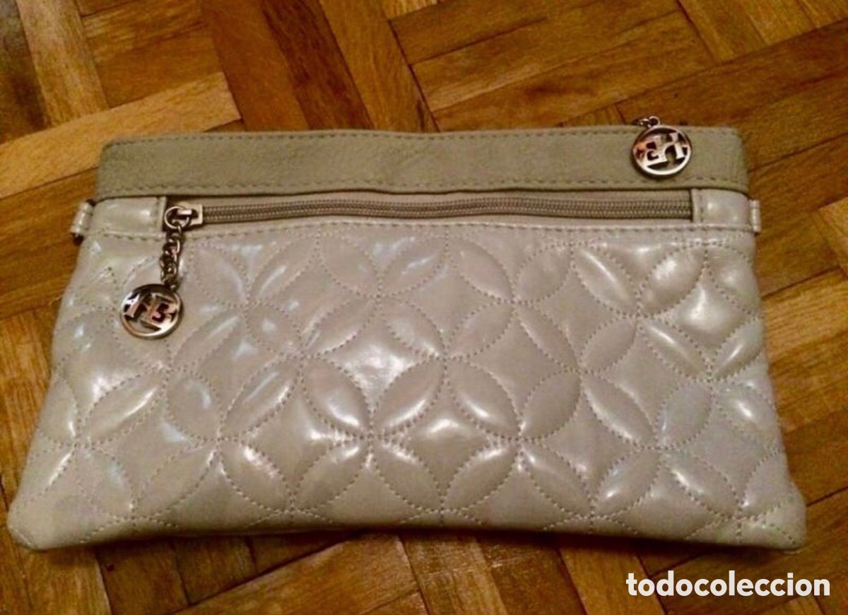 Vintage: Bolso de mano gris claro. ASM - Foto 1