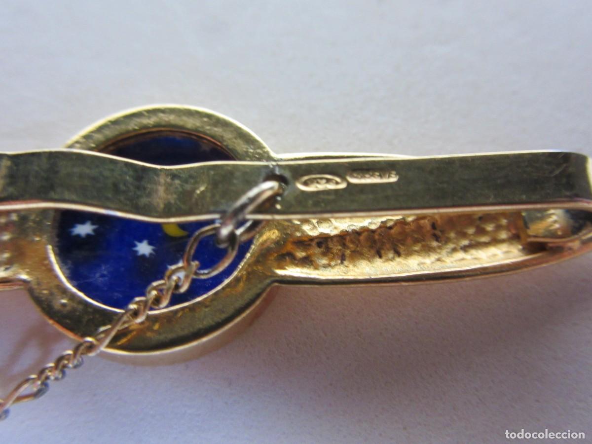 Vintage: PASADOR DE CORBATA EN PLATA Y CRISTAL - Foto 3