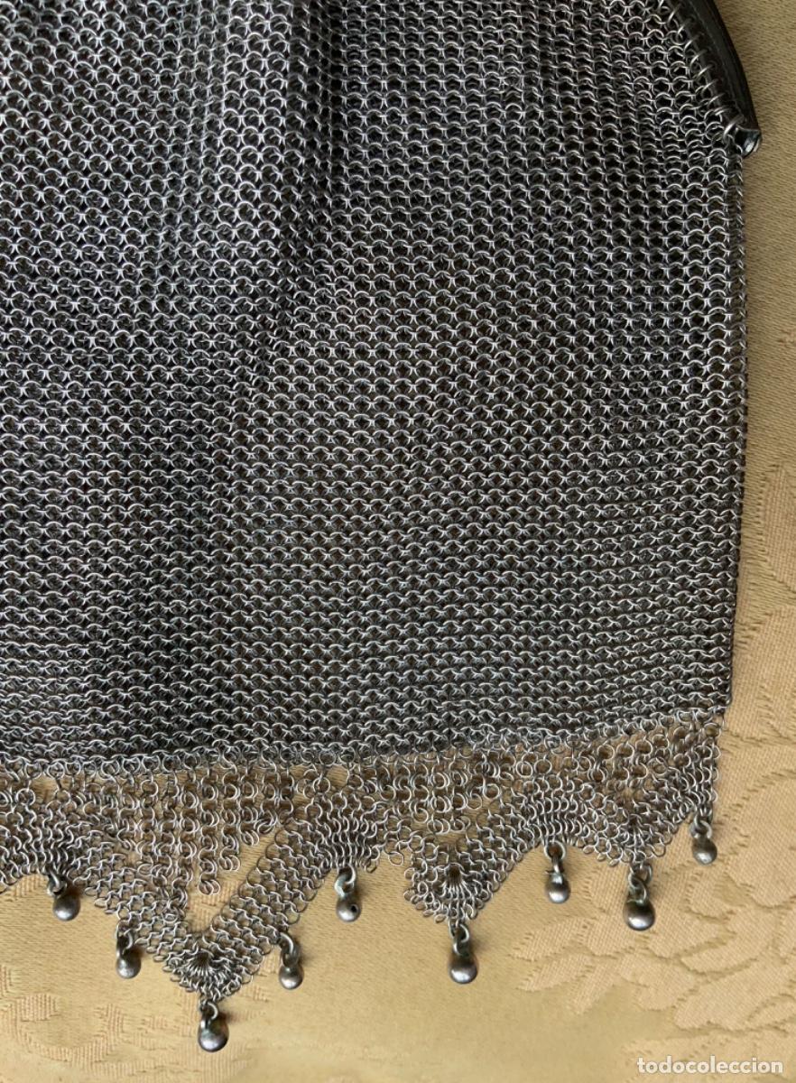 Vintage: ANTIGUO BOLSO ART DEC&Oacute; DE PLATA - Foto 3