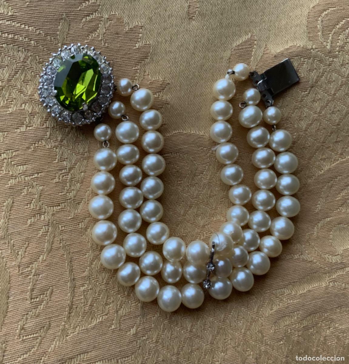 Vintage: PULSERA A&Ntilde;OS 60 PERLAS - Foto 1