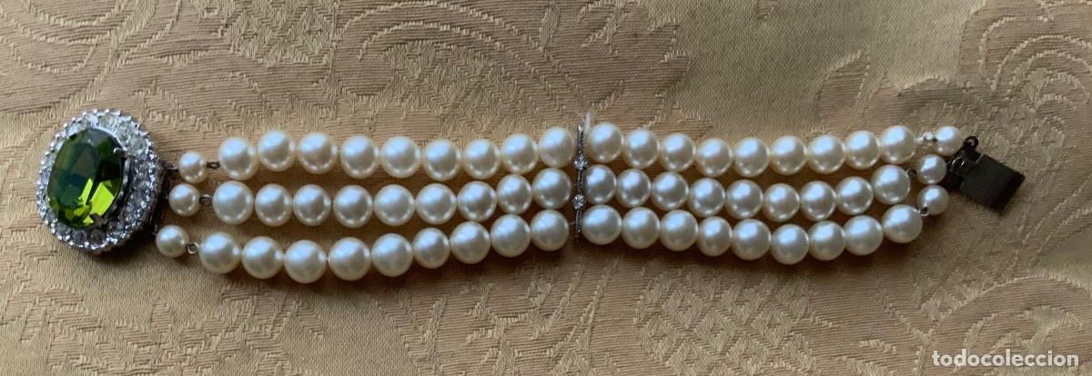 Vintage: PULSERA A&Ntilde;OS 60 PERLAS - Foto 4