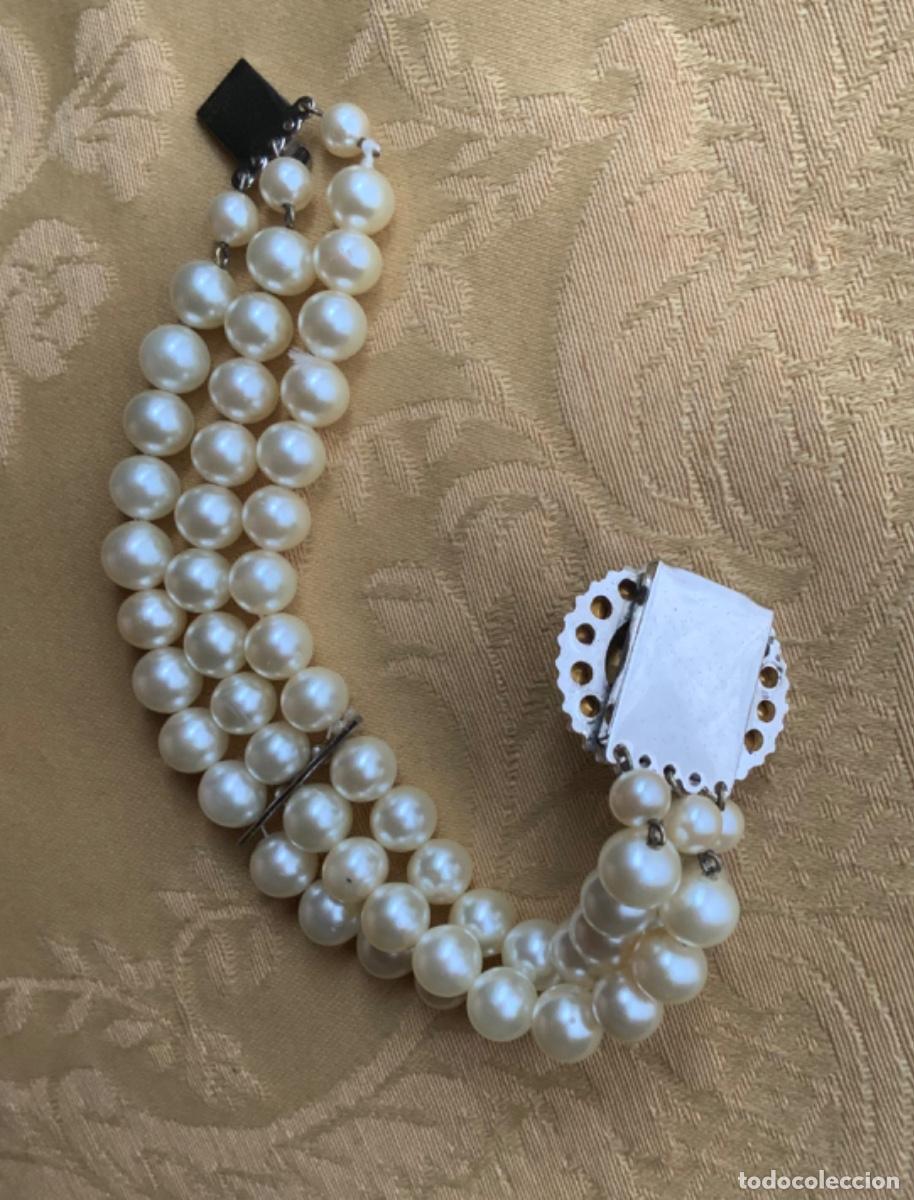 Vintage: PULSERA A&Ntilde;OS 60 PERLAS - Foto 7