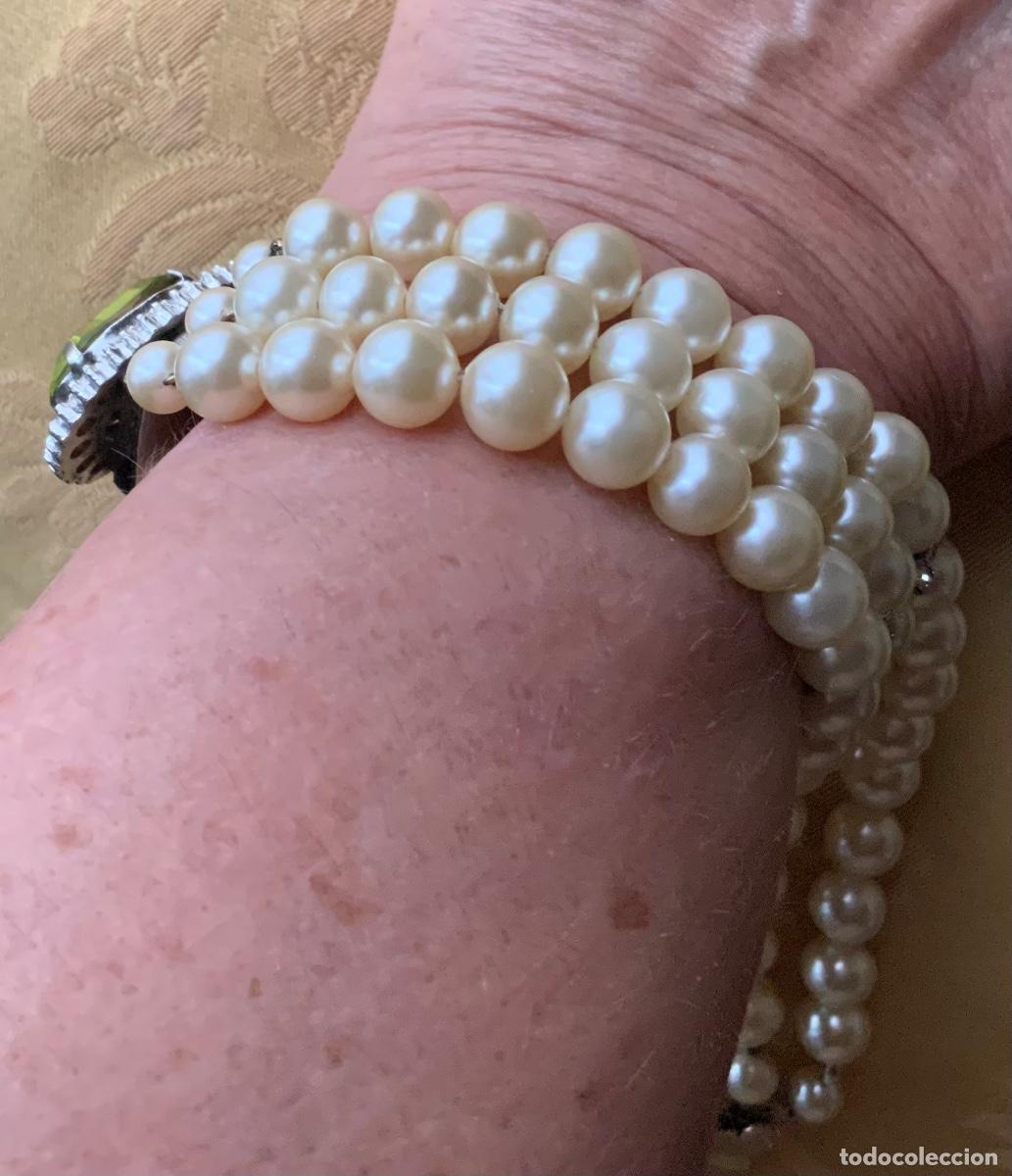 Vintage: PULSERA A&Ntilde;OS 60 PERLAS - Foto 10