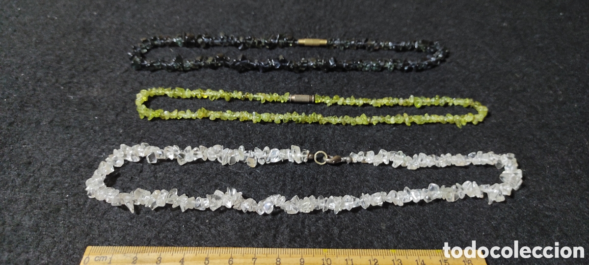 Vintage: Lote tres collares vintage - Foto 1