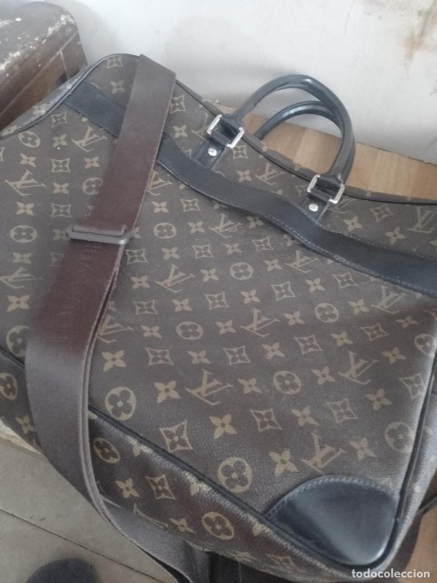 Louis Vuitton Porte-Documents Voyages Monogram Macassar GM Brown/Black in  Canvas with Silver-tone - US