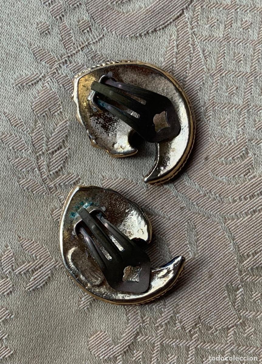 Vintage: PENDIENTES VINTAGE A&Ntilde;O 70 EsMALTE - Foto 3