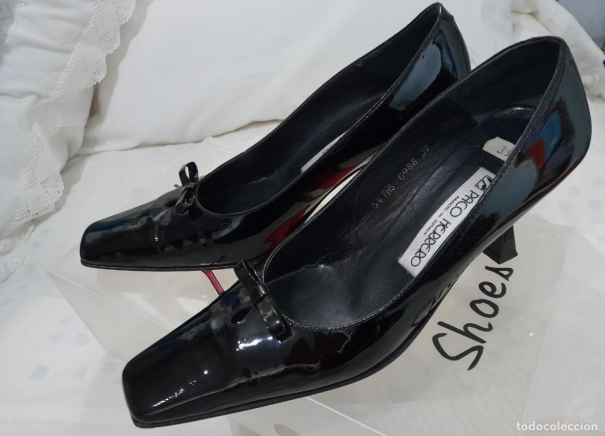 zapatos mujer paco herrero charol negro nº 39 t - Acquista Abbigliamento  vintage da donna su todocoleccion