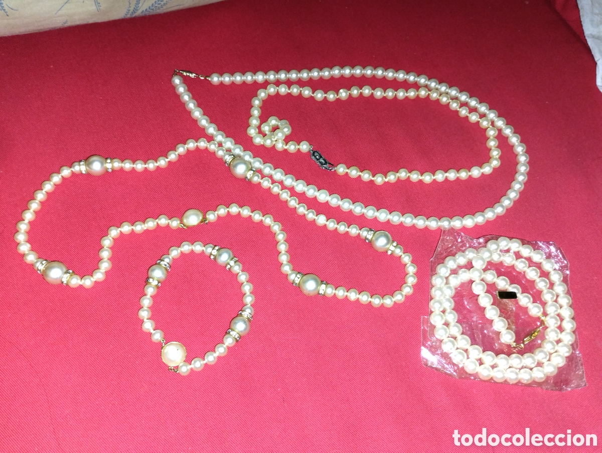 Vintage: VARIOS COLLARES A&Ntilde;OS 70 - Foto 1