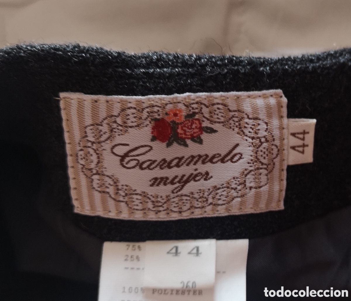 Vintage: Falda gris ejecutiva talla 44 - Foto 8