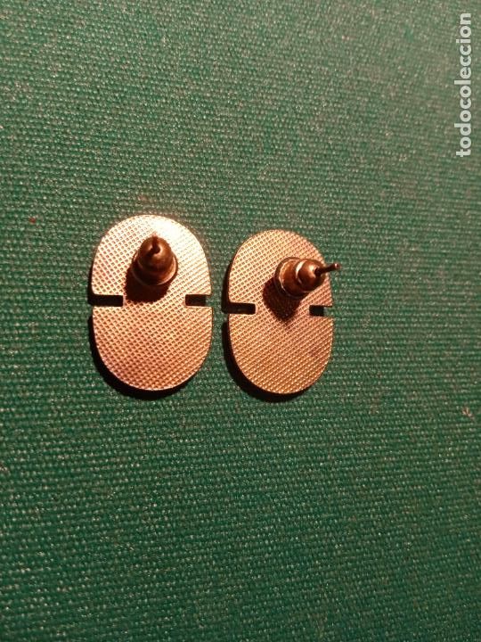Vintage: PENDIENTES DE PINCHO CON ESMALTE Y PEDRERIA - Foto 2