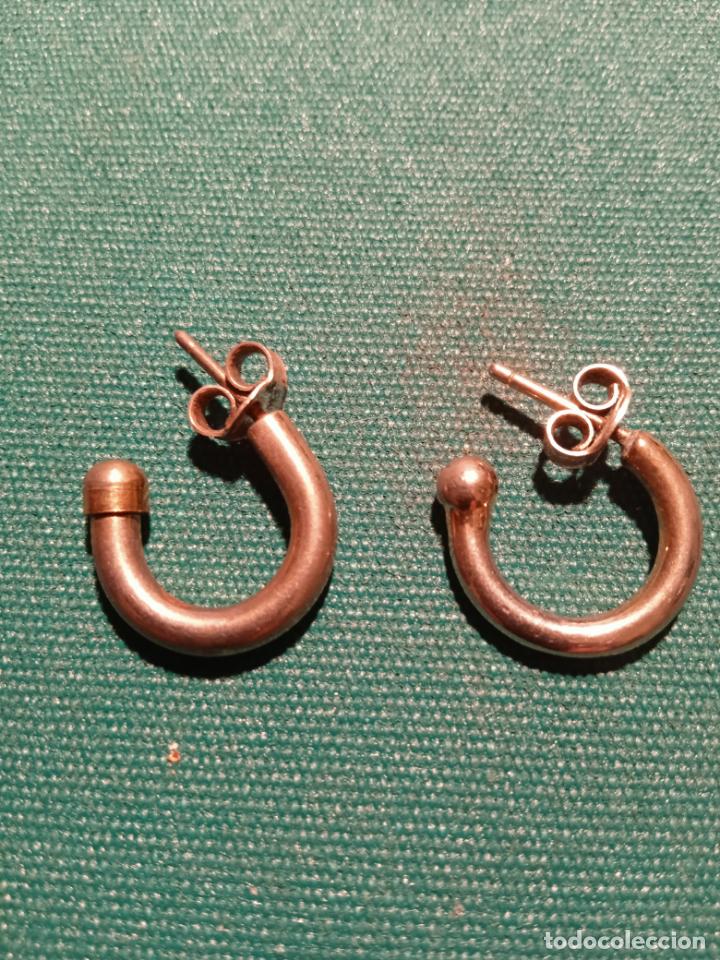 Vintage: PENDIENTES DE PINCHO - MET&Aacute;LICOS - Foto 2