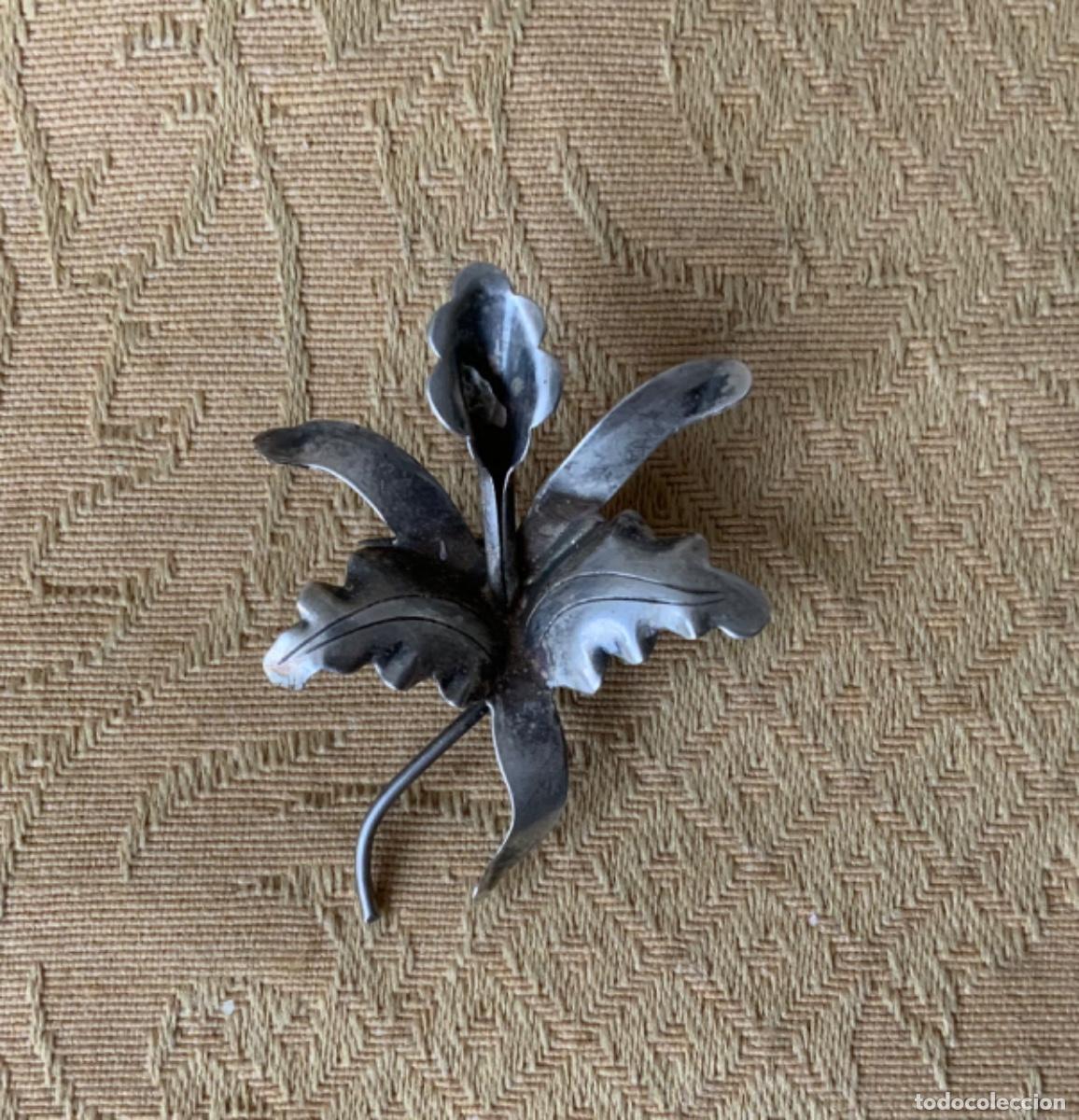 Vintage: BROCHE FLOR DE PLATA - Foto 3