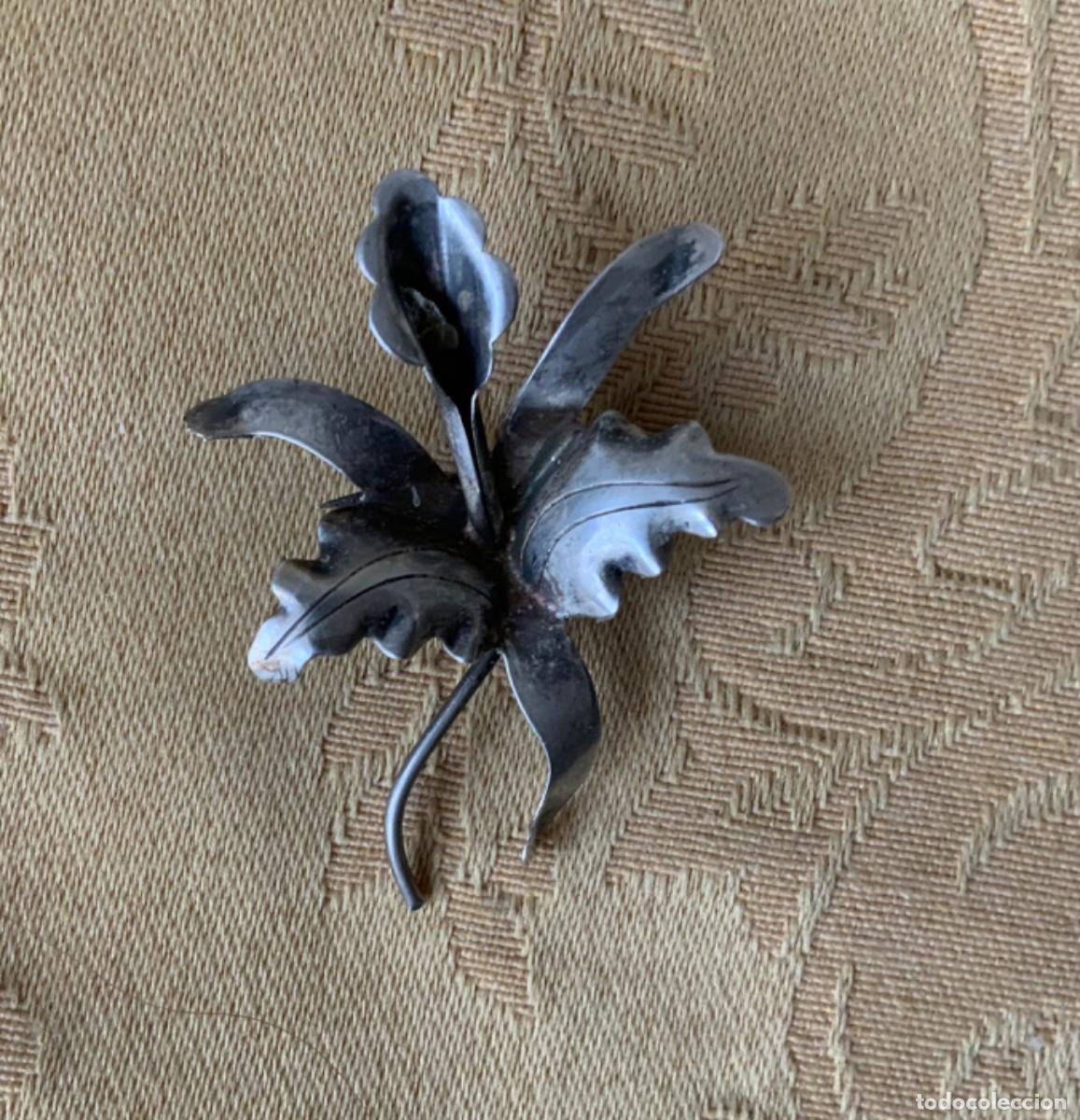 Vintage: BROCHE FLOR DE PLATA - Foto 4