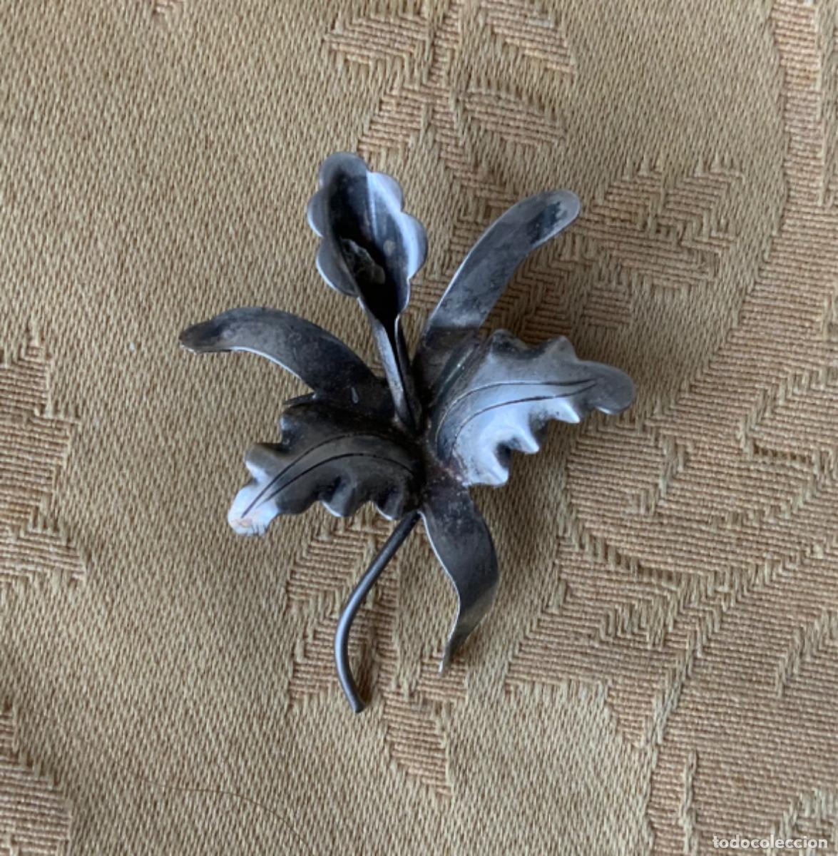 Vintage: BROCHE FLOR DE PLATA - Foto 5