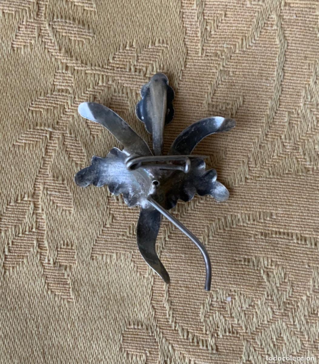Vintage: BROCHE FLOR DE PLATA - Foto 7