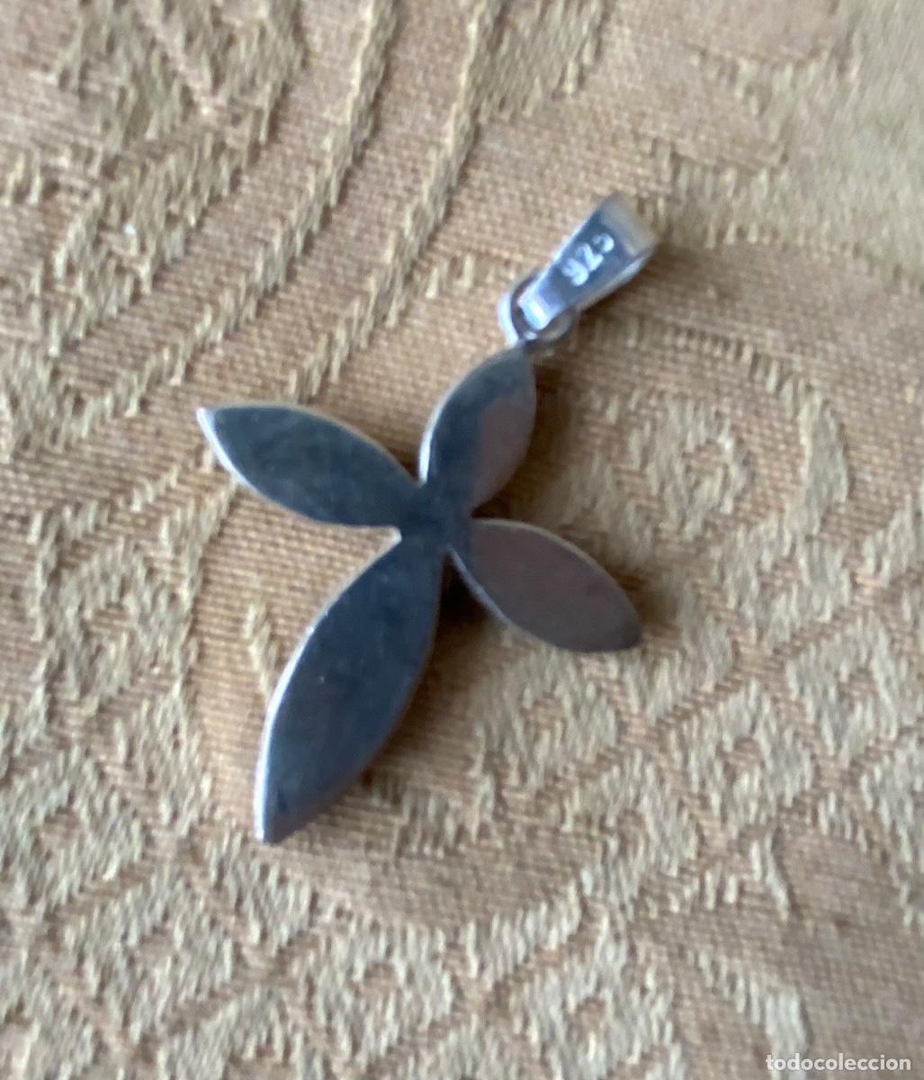 Vintage: CRUZ CE PLATA Y LAPISLAZULI - Foto 3