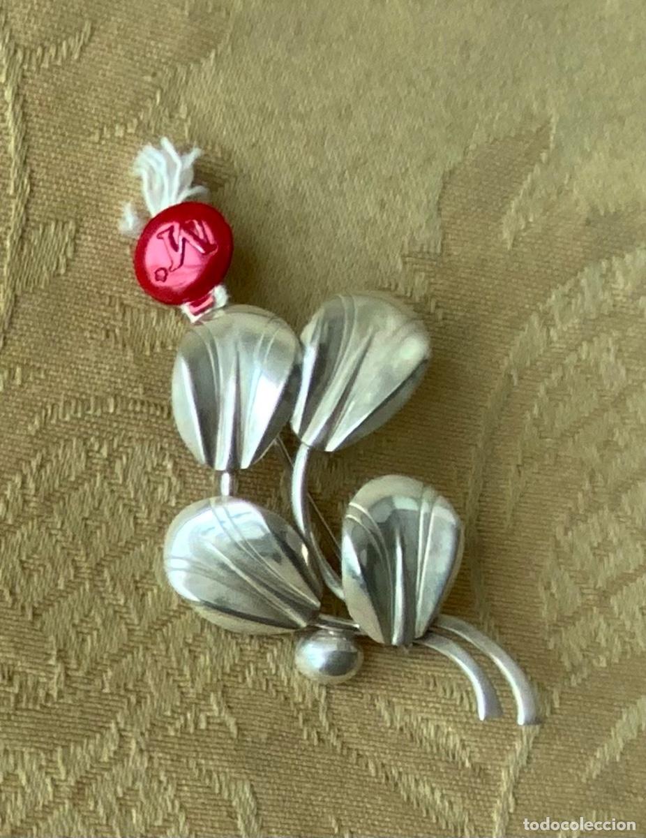 Vintage: BROCHE DE PLATA - Foto 1