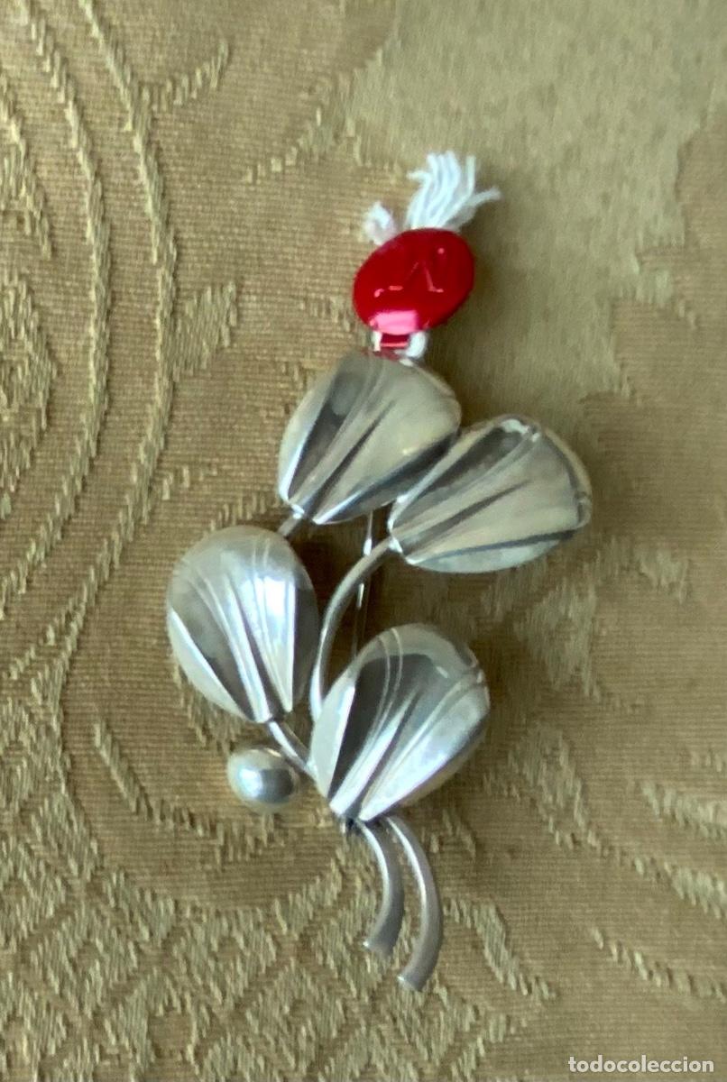 Vintage: BROCHE DE PLATA - Foto 2