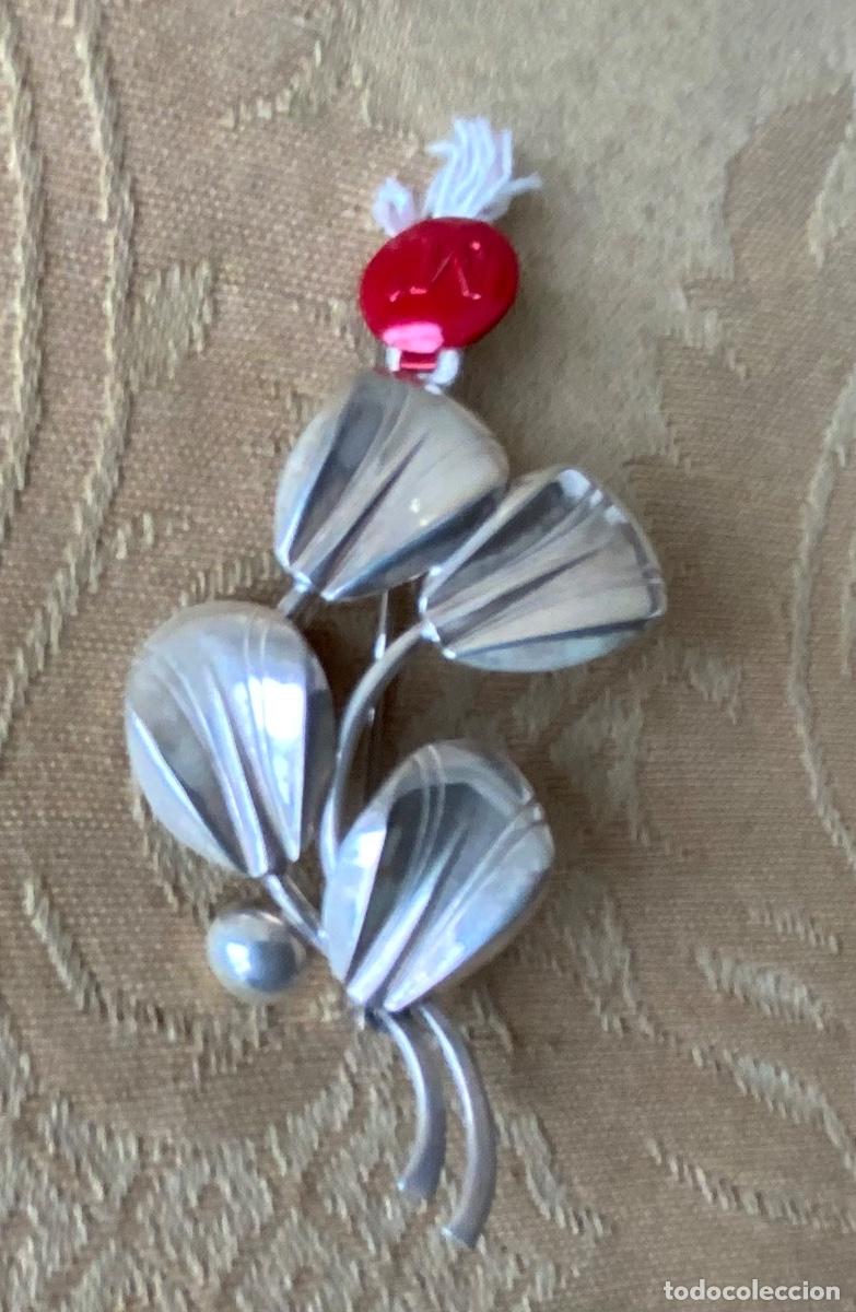 Vintage: BROCHE DE PLATA - Foto 3