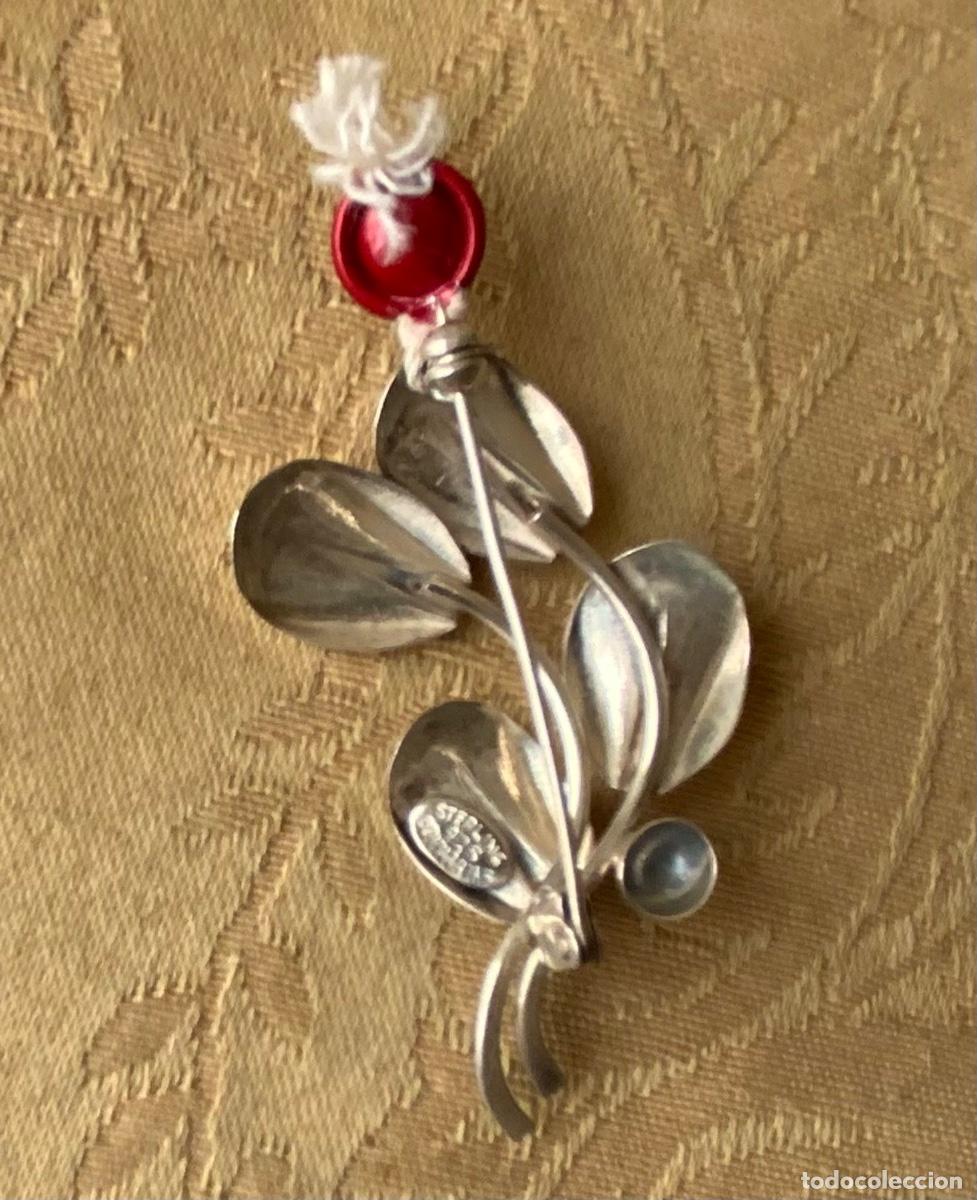 Vintage: BROCHE DE PLATA - Foto 6