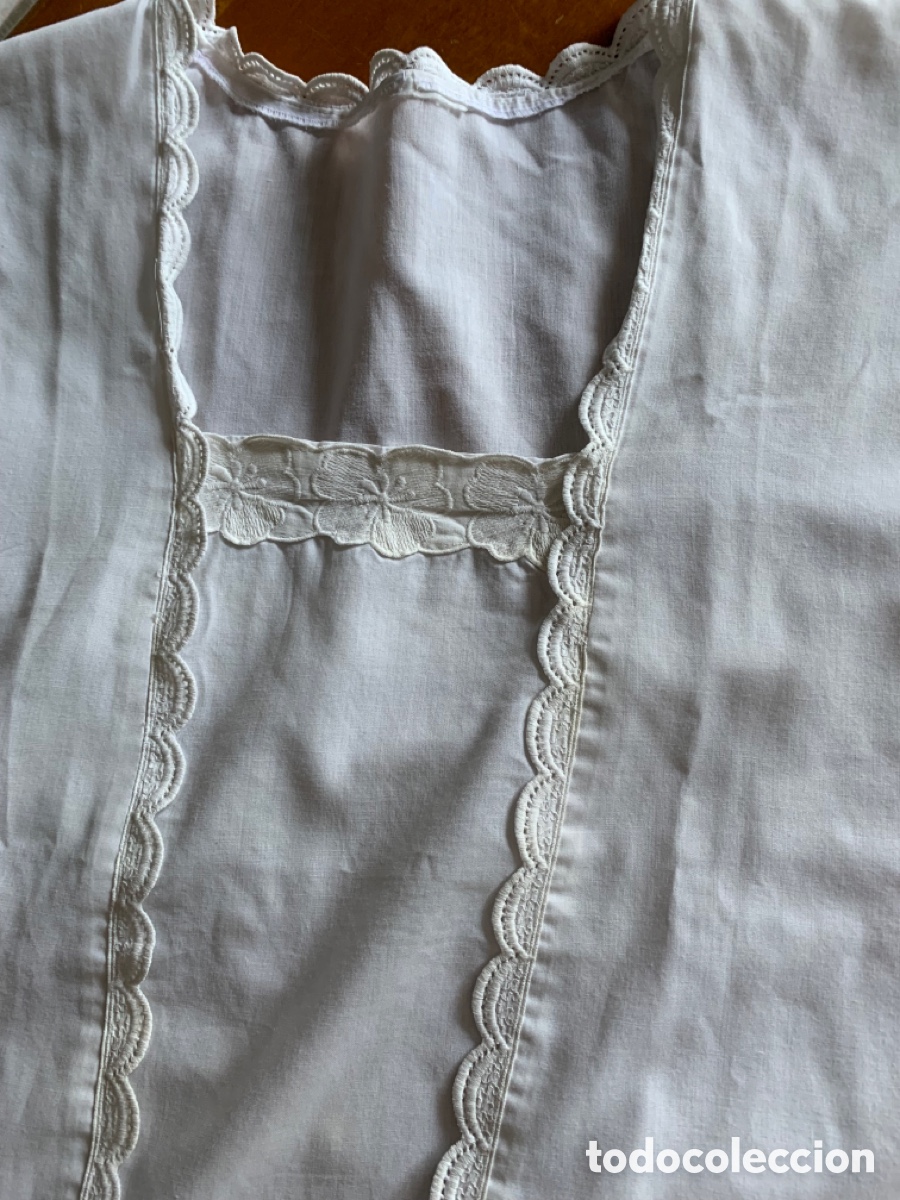 Vintage: Antigua camisa de algod&oacute;n . Sra - Foto 3