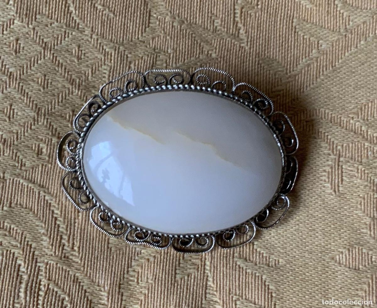 Vintage: BROCHE VINTAGE PIEDRA BEIG - Foto 1