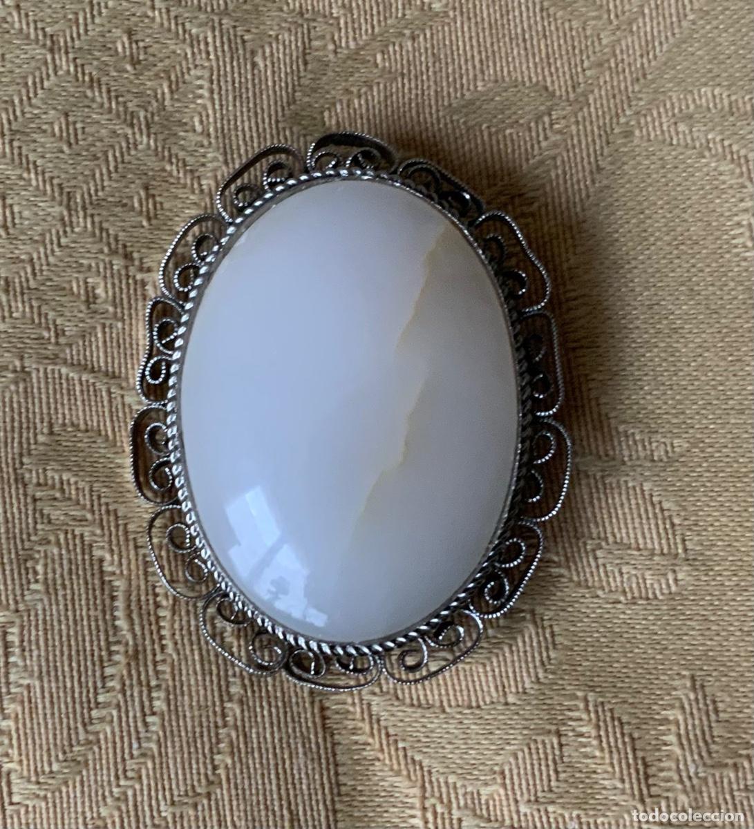 Vintage: BROCHE VINTAGE PIEDRA BEIG - Foto 2