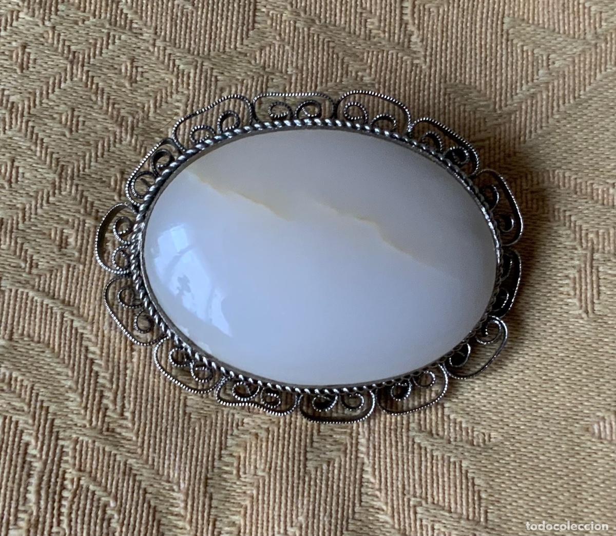 Vintage: BROCHE VINTAGE PIEDRA BEIG - Foto 3