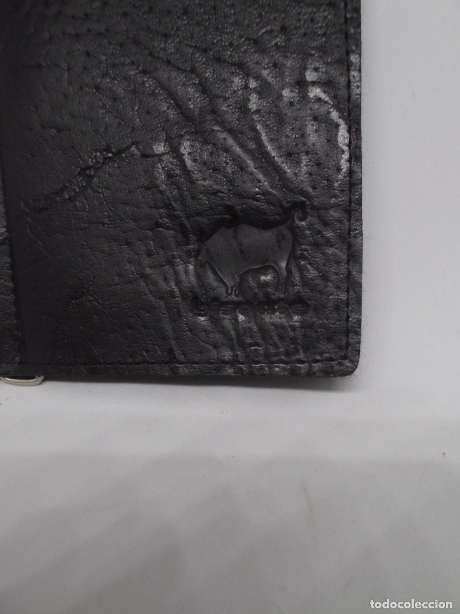 Vintage: Monedero billetera Bisonte de cuero.Vintage - Foto 4