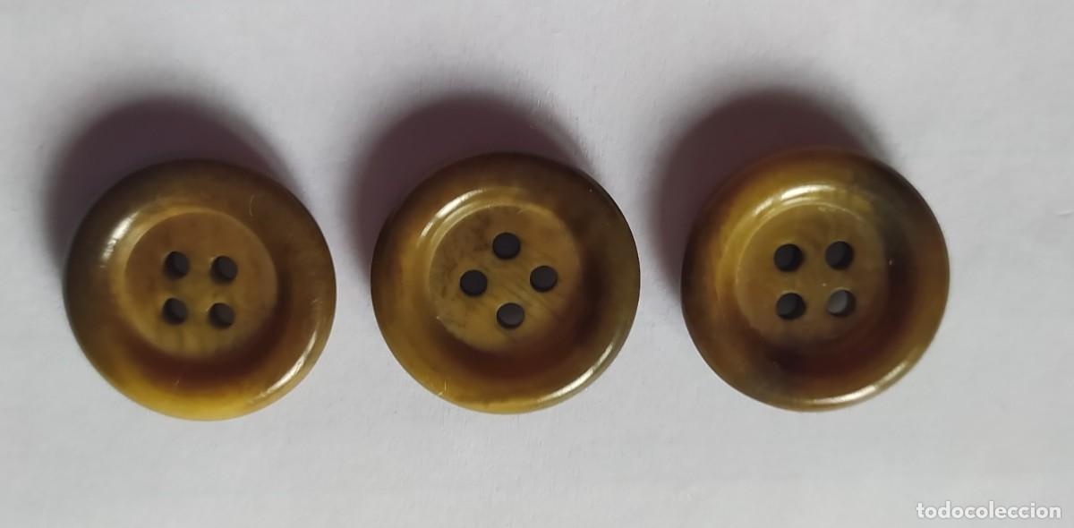 Vintage: Botones vintage. marrones verdosos. - Foto 4