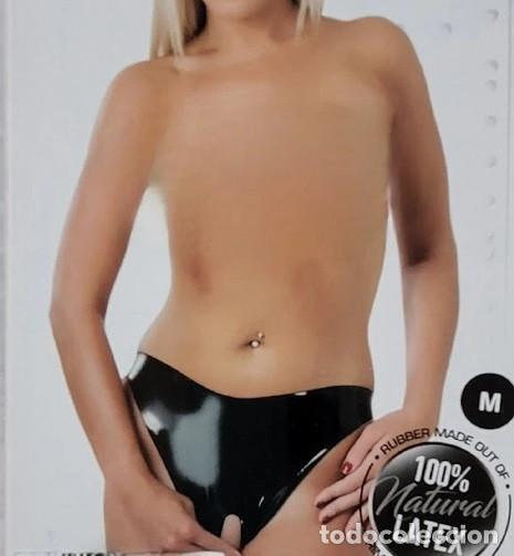Vintage: Braga abierta mujer 100% l&aacute;tex negra M