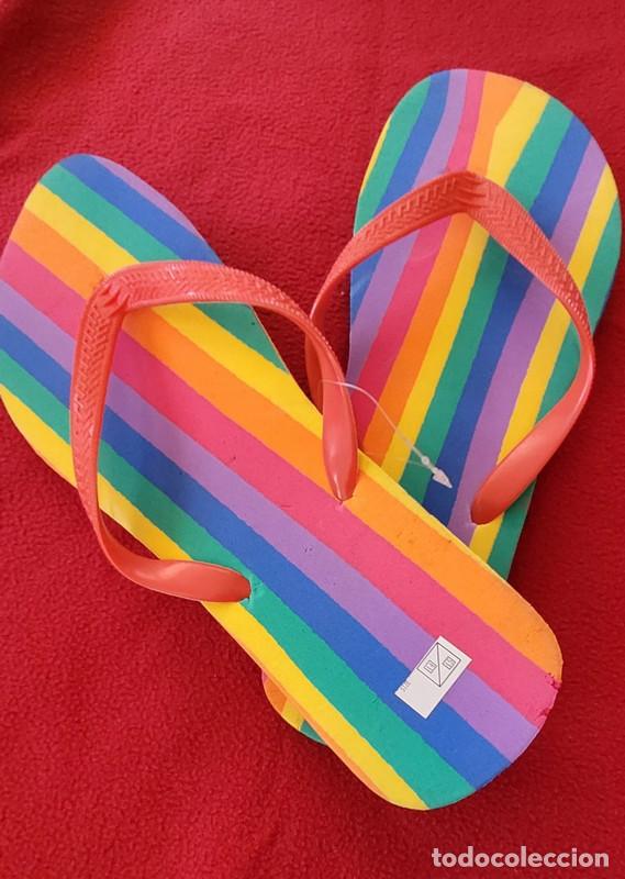 Vintage: Chanclas lgtbi iris Talla 38/39 - Foto 2