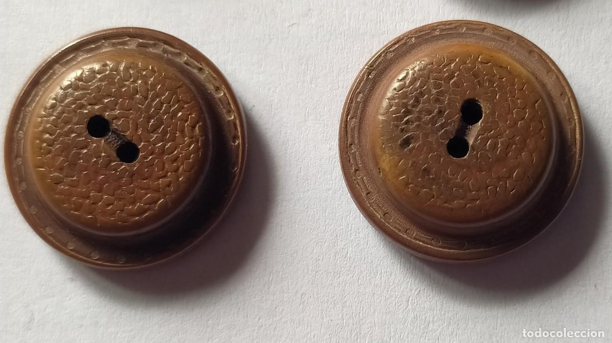Vintage: 4 botones simulan piel - Foto 3