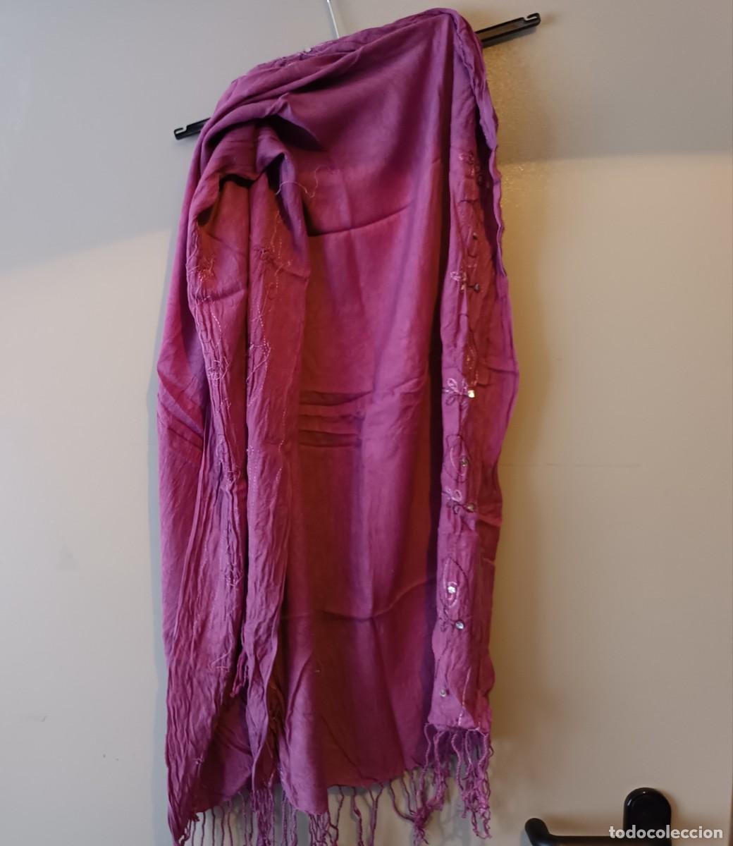 Vintage: Pa&ntilde;uelo cuello lila - Foto 1