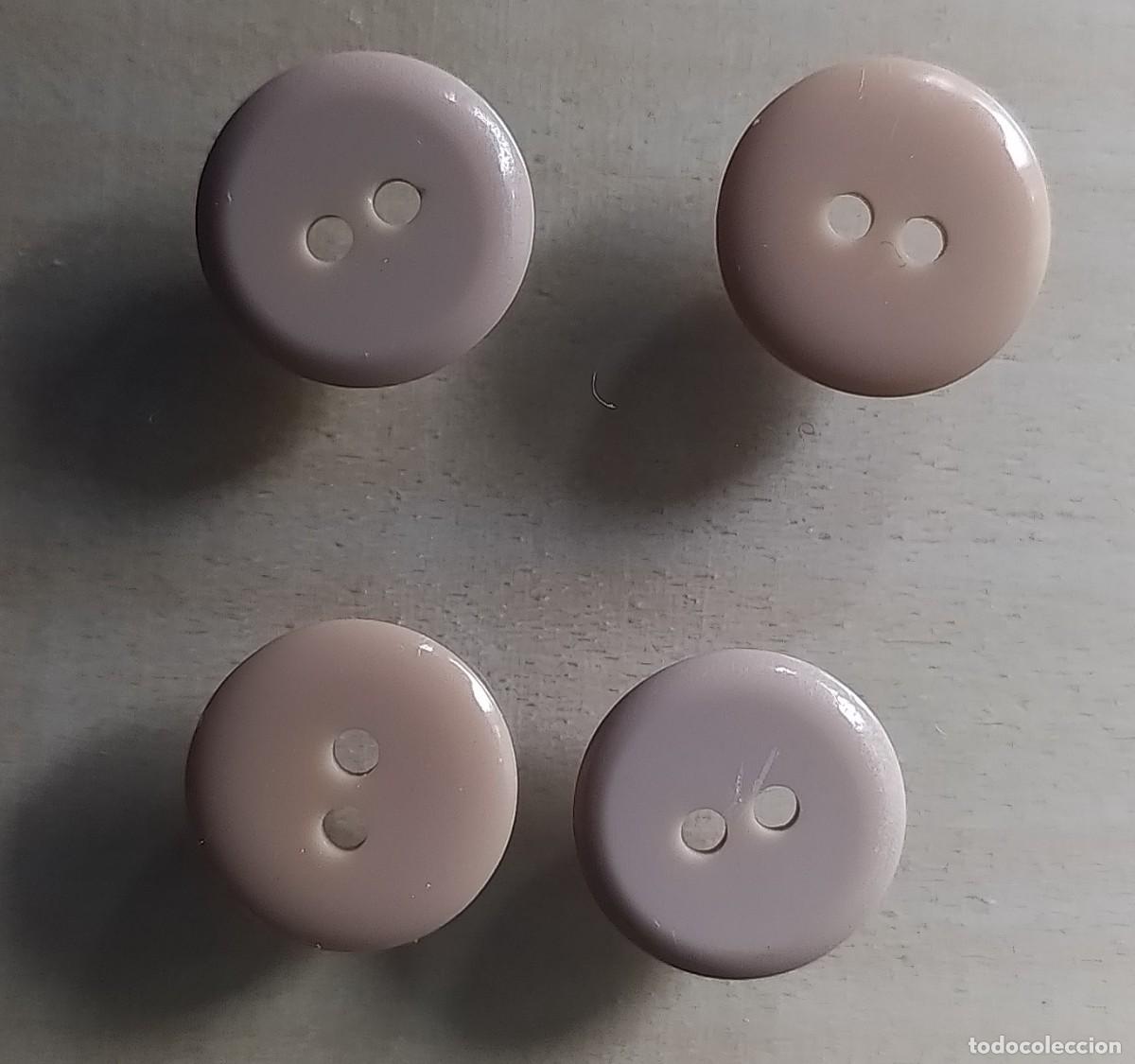 Vintage: 4 botones marrones - Foto 4
