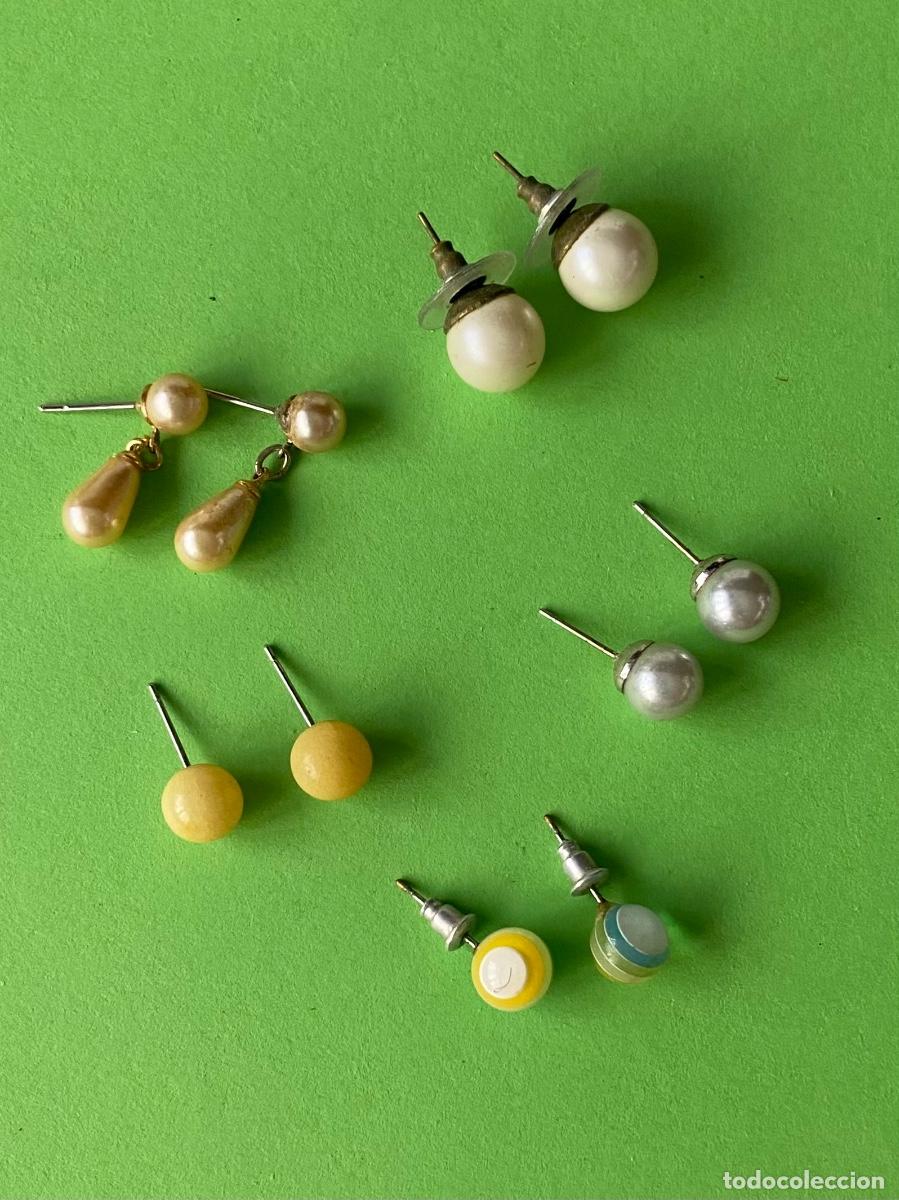 Vintage: 170- Lote 5 pendientes de bola... - Foto 1