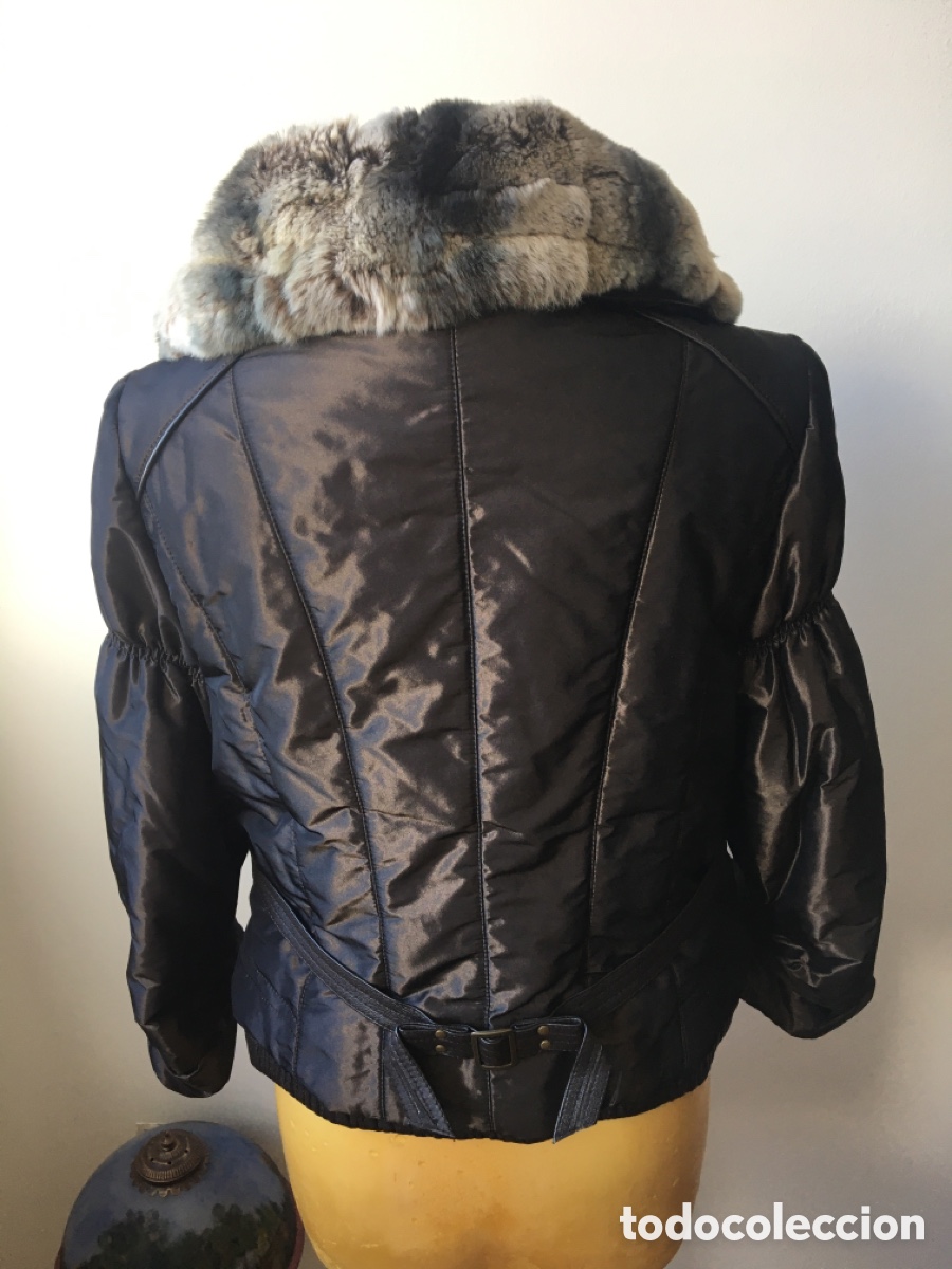 Vintage: cazadora de Danier con cuello talla 40 - Foto 4
