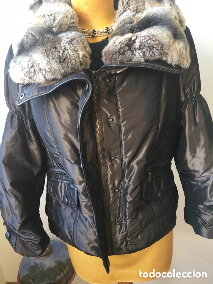 Vintage: cazadora de Danier con cuello talla 40 - Foto 7