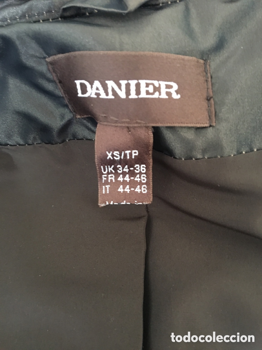 Vintage: cazadora de Danier con cuello talla 40 - Foto 8