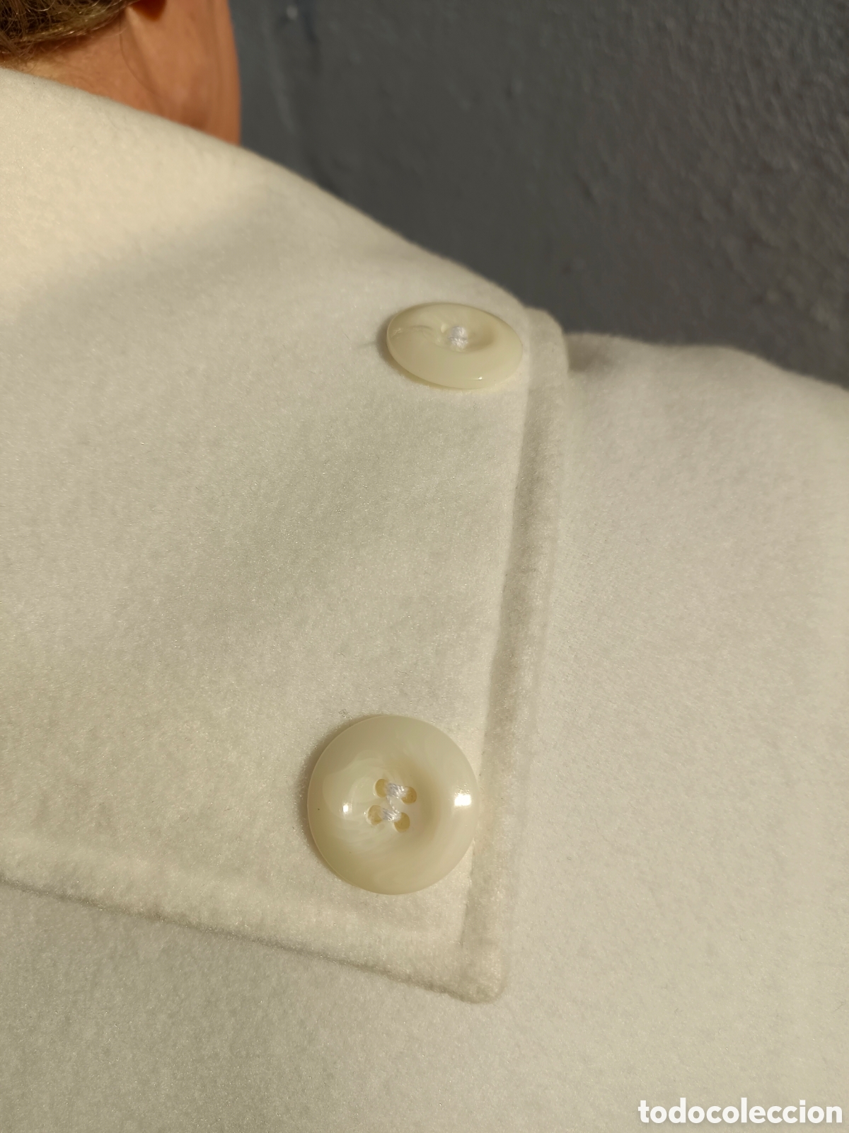 Vintage: Capa blanca uni talla - Foto 4