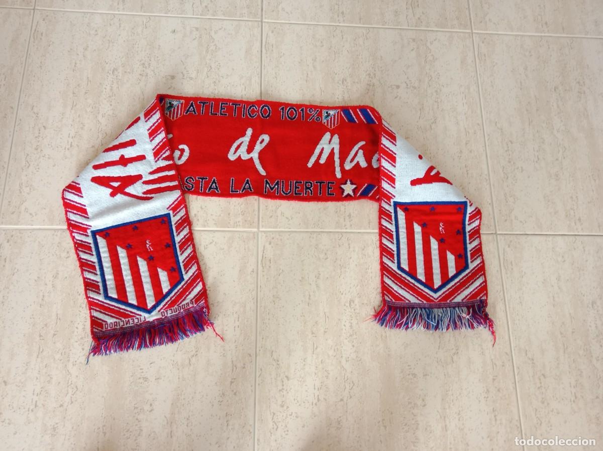 bufanda atletico de madrid fundada en 1980 peña - Compra venta en  todocoleccion