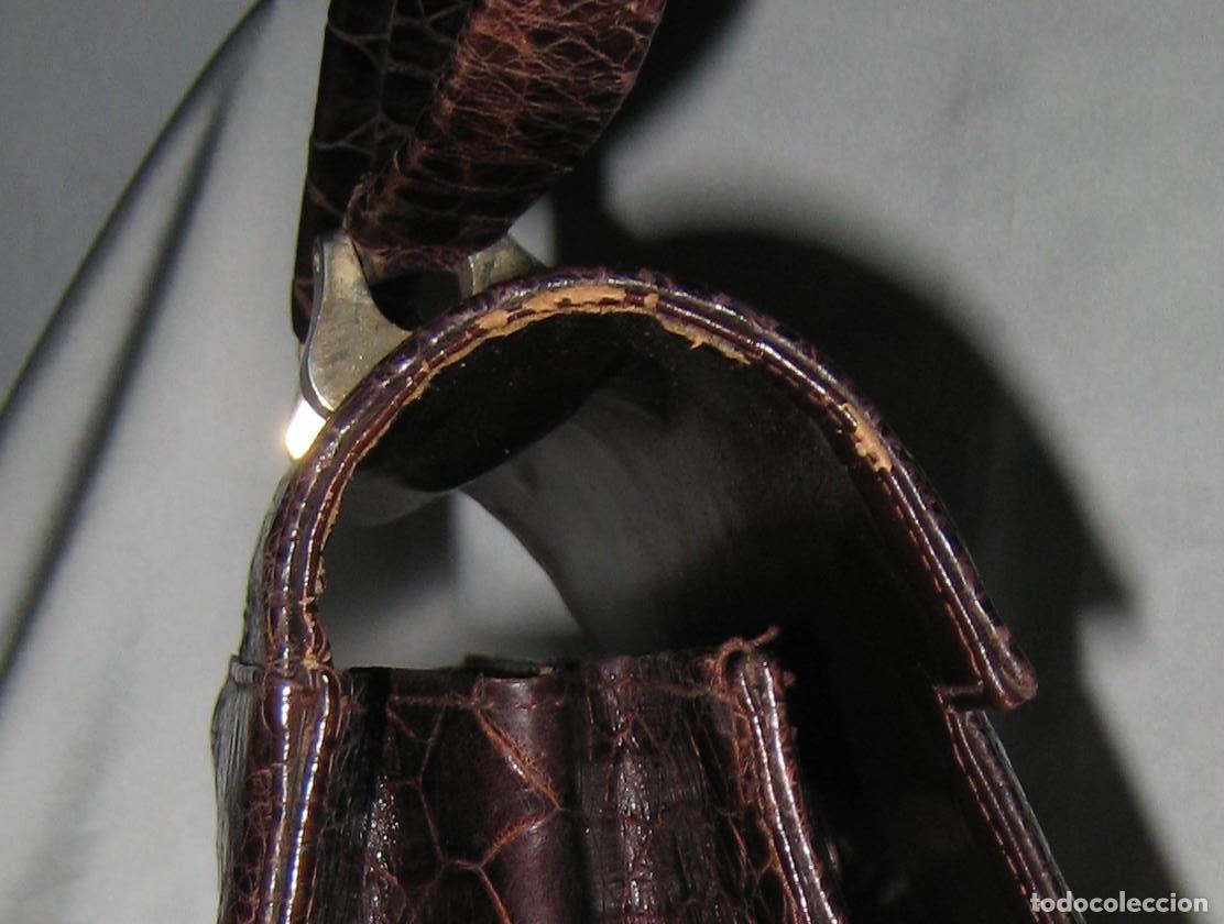 Vintage: Bolso de cocodrilo estilo Hermes - Foto 5